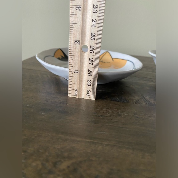 Japanese cat theme 3 dishes & 3 plates - Picture 14 of 14